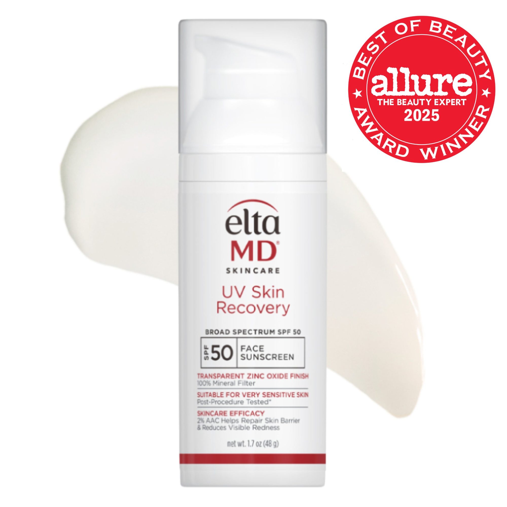UV Skin Recovery Broad Spectrum SPF 50 Face Sunscreen